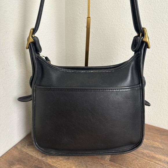 Coach Handbags - Vintage Coach Legacy Zip Crossbody Bag Black 9966 Made In USA 90s GUC